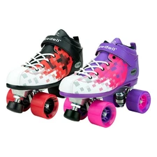 Riedell Dart Pixel Roller Skate Set