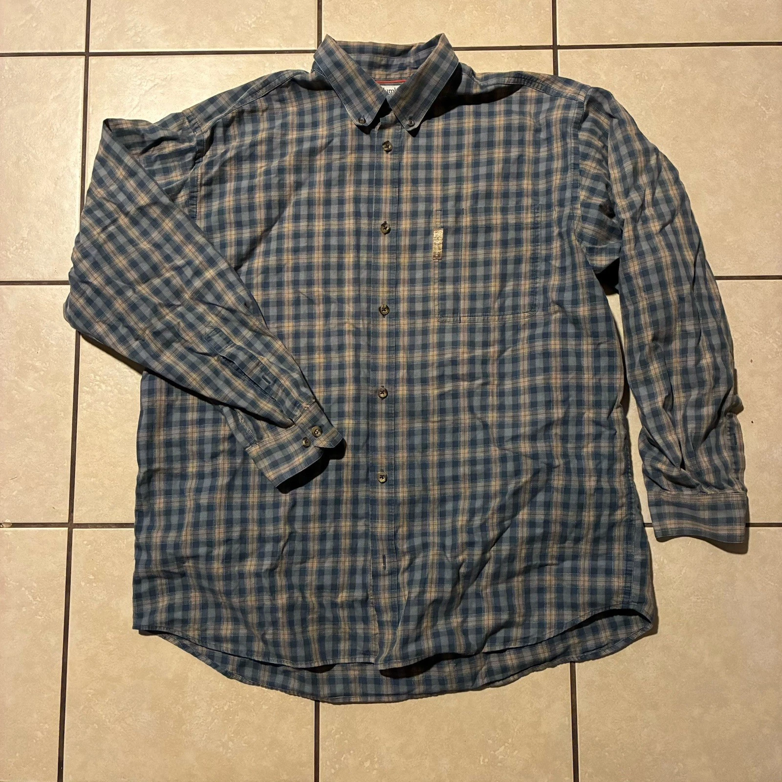 Columbia Men’s XL Blue Plaid Long Sleeve Button Down Shirt Outdoor
Opens in a new window or tab