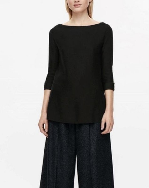 Women COS Sweater Black Wool 36 / S / 44 #6Q52