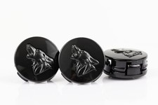 Coyote Wheel Center Caps for Ford Mustang- Fits 2015 OEM Wheels - 54mm Chrome