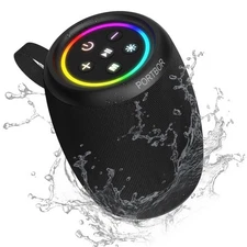 Bluetooth Party Speaker Portable, Stereo Sound, IPX5 Waterproof, 15H Playtime