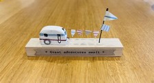 Quayside Caravan Rustic mini Wooden Seaside Decoration by East of India