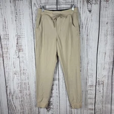 BIRD DOGS Beige Pants Mens Boom Joggers Large Comfort Drawstring Pockets 