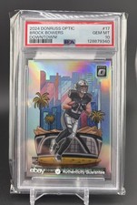 2024 Panini Donruss Optic  Downtown Brock Bowers #17 Psa 10 Gem Mint Rookie