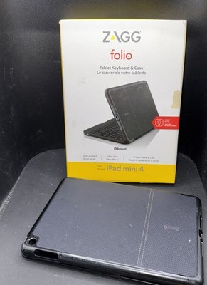 Zagg Folio iPad Mini 4 Case With Bluetooth Keyboard Attached (GO1053905)