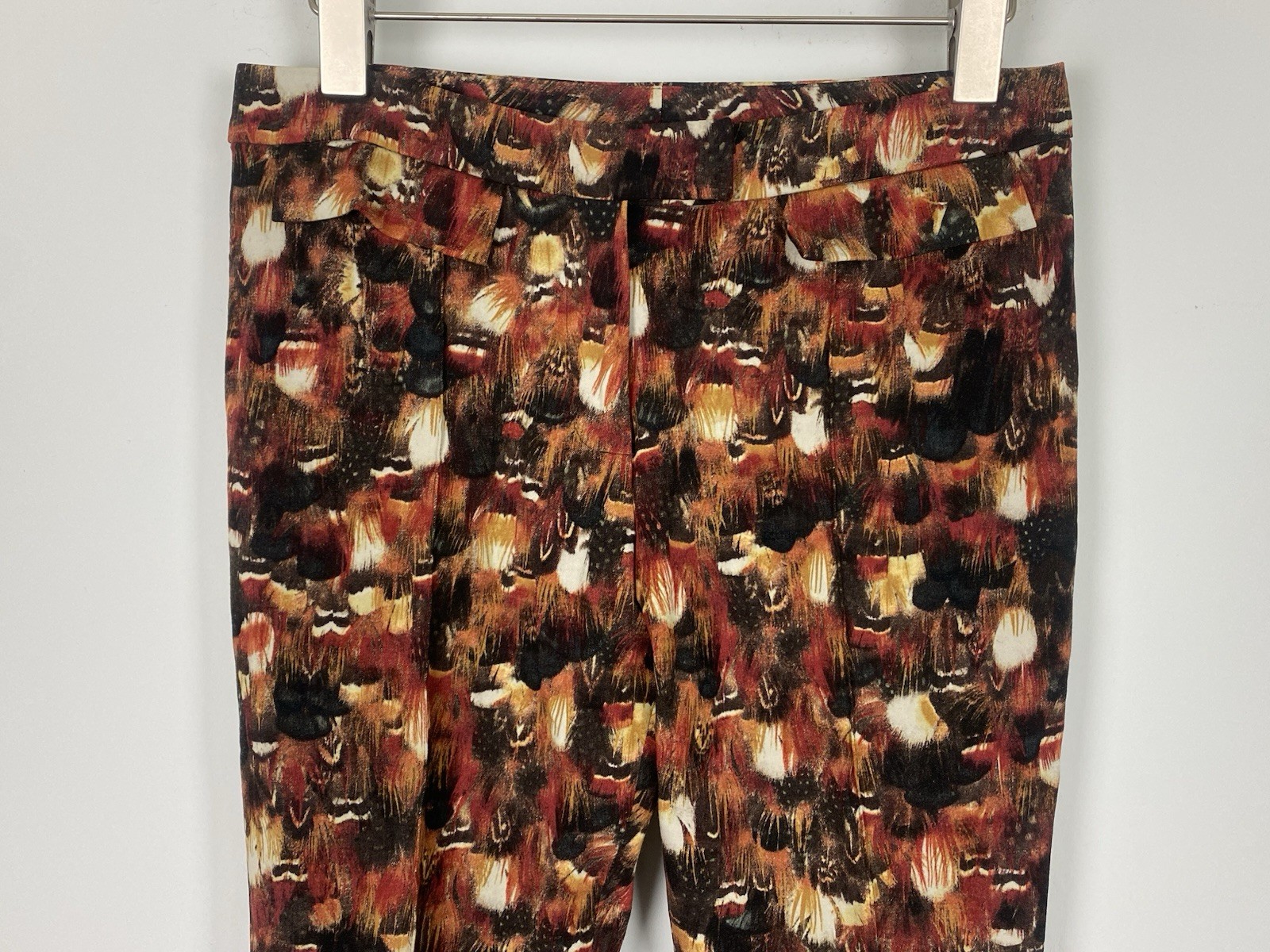 Rare JOHN GALLIANO Paris Women’s Abstract Print Flared Pants Bootcut Size 6 image 6