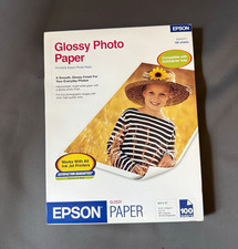 Epson Glossy Inkjet Photo Paper Letter 8.5x11 White 83 Sheets S041271