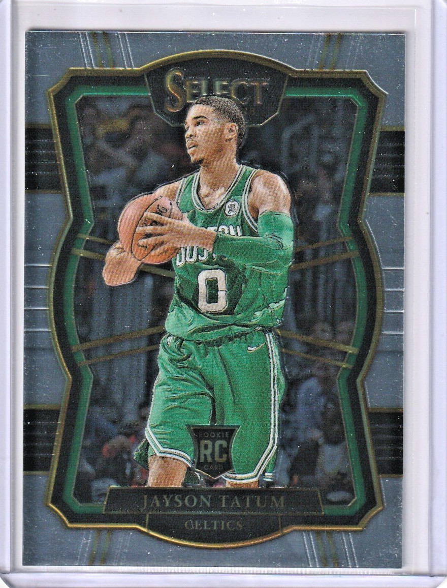 2017-18 Panini Select Jayson Tatum RC Premier Level #166 Celtics