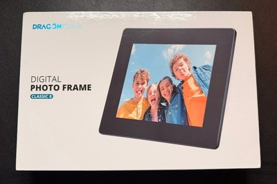 Dragon Touch Classic 8 Digital Photo Frame- NEW