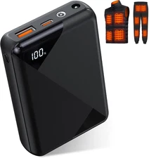 Heated Jacket Battery Pack 18,400Mah 12V, Battery Pack for Heated Jacket Compati