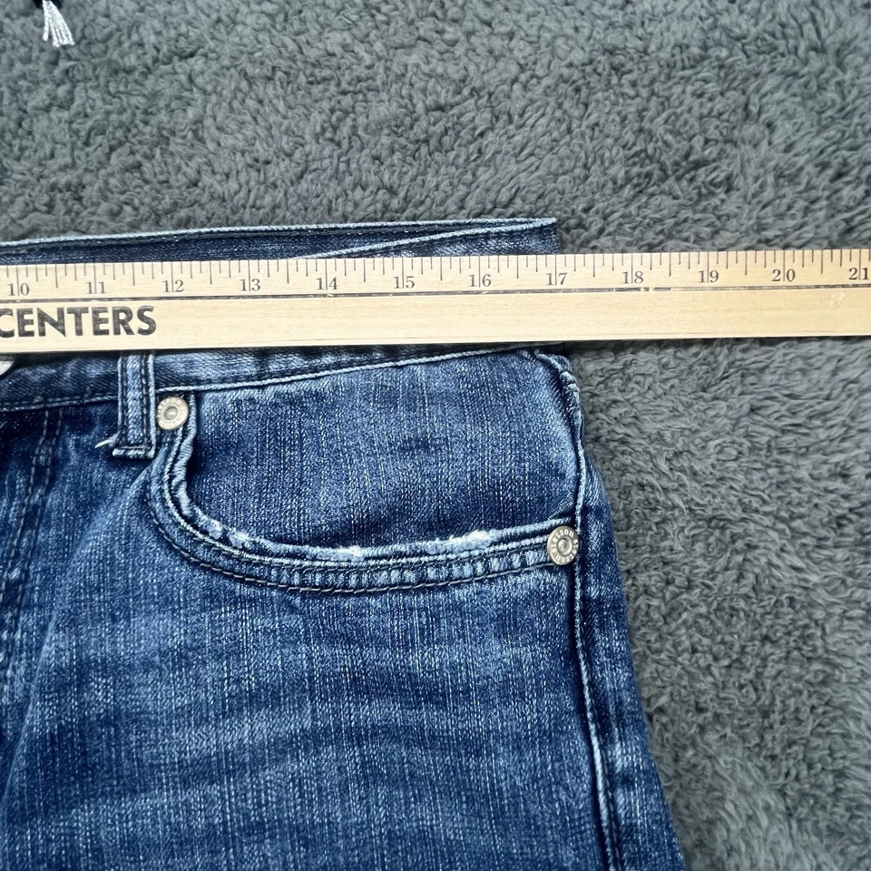 John B Stetson 1014 Rocker Fit Boot Leg Blue Jeans Mens 32x34 Western Cowboy - Image 2 of 4