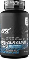 Kre-Alkalyn Pro  pH Correct Creatine Monohydrate Pill Supplement  Muscle Build