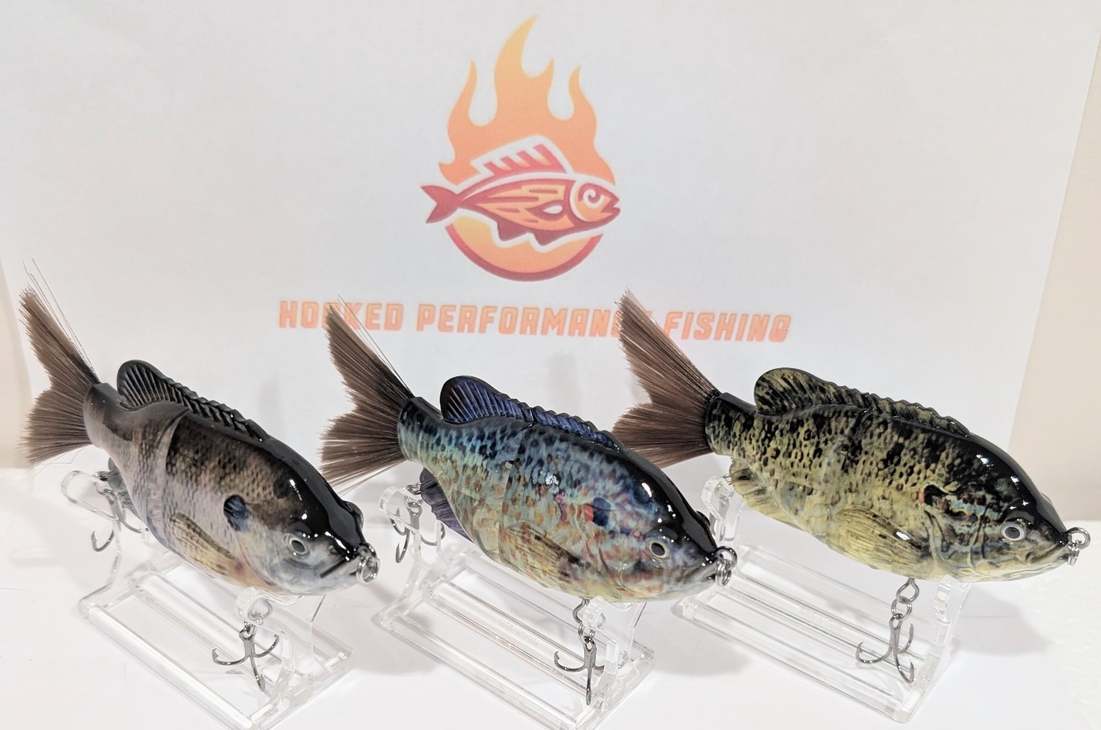 HPF 120 Jointed Sinking Sunfish Glide Bait Fishing Lure Bass - 3 pk FREE SHIP