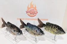 HPF 120 Jointed Sinking Sunfish Glide Bait Fishing Lure Bass - 3 pk FREE SHIP