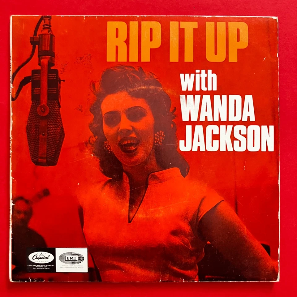 Wanda Jackson Vinyl Record Rip It Up 7" 4 Track EP Capitol EAP-1 21005 Australia - Image 4 of 4