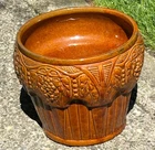 Antique MAJOLICA JARDINIERE MCCOY 244 Planter Arts Crafts Pottery Pot 14" 11 LBS
