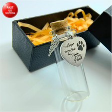 Pet Memorial Hair Keepsake Sympathy Gift for Loss of Dog or Cat, Pet Passing Awa