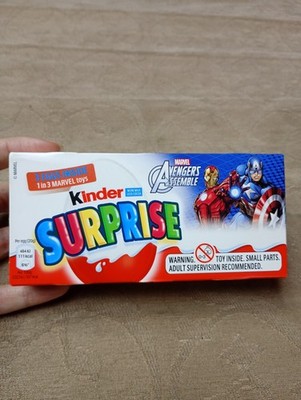 Ungeöffnet Selten 2014 Kinder Überraschung 3 Eier Marvel Avengers Zusammenbaupackung Original