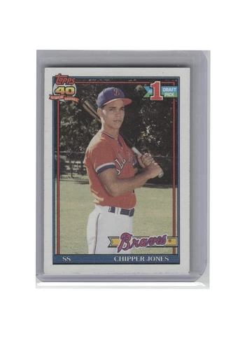 1991 Topps #333 Chipper Jones B5R2C33