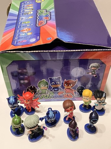 LOTE de 10 figuras bolsas ciegas serie 1 PJ Masks + caja de exhibición original abierta - Imagen 5 de 10