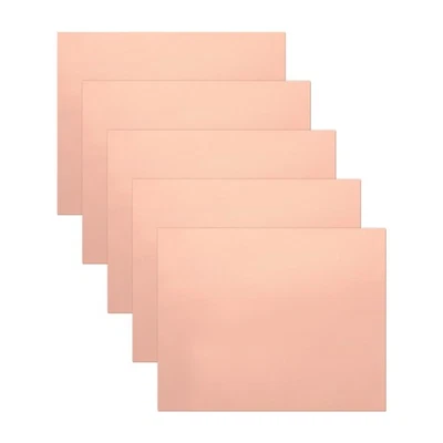 Feuilles de cuivre conducteur unilatéral 300x250x0,05mm pour crafts 5 pcs - Photo 1/4
