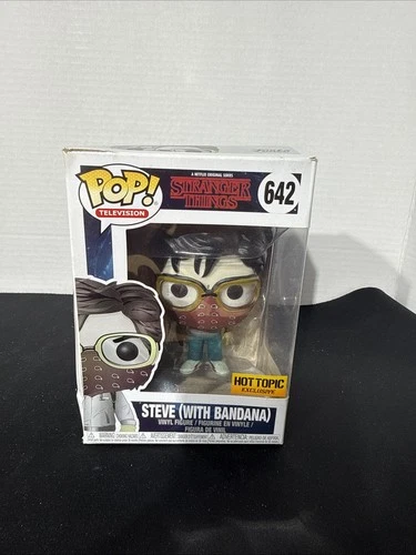 Funko Pop Stranger Things Steve with Bandana #642 Hot Topic Exclusive