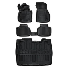 Gummi Fußmatten Kofferraumwanne für BMW X1 F48 2016-2022 untere Kofferraumboden