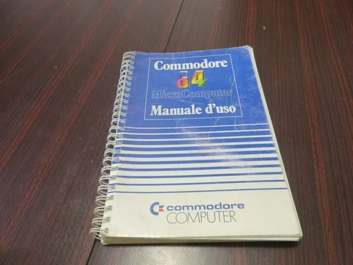 Manuale uso Commodore 64 Computer Microcomputer istruzioni in Italiano 1982
