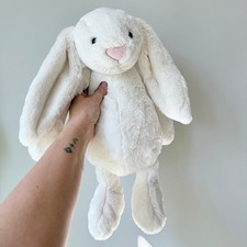 AUTHENTIC Jellycat Large Cream Bunny NWT - Fast Shipping