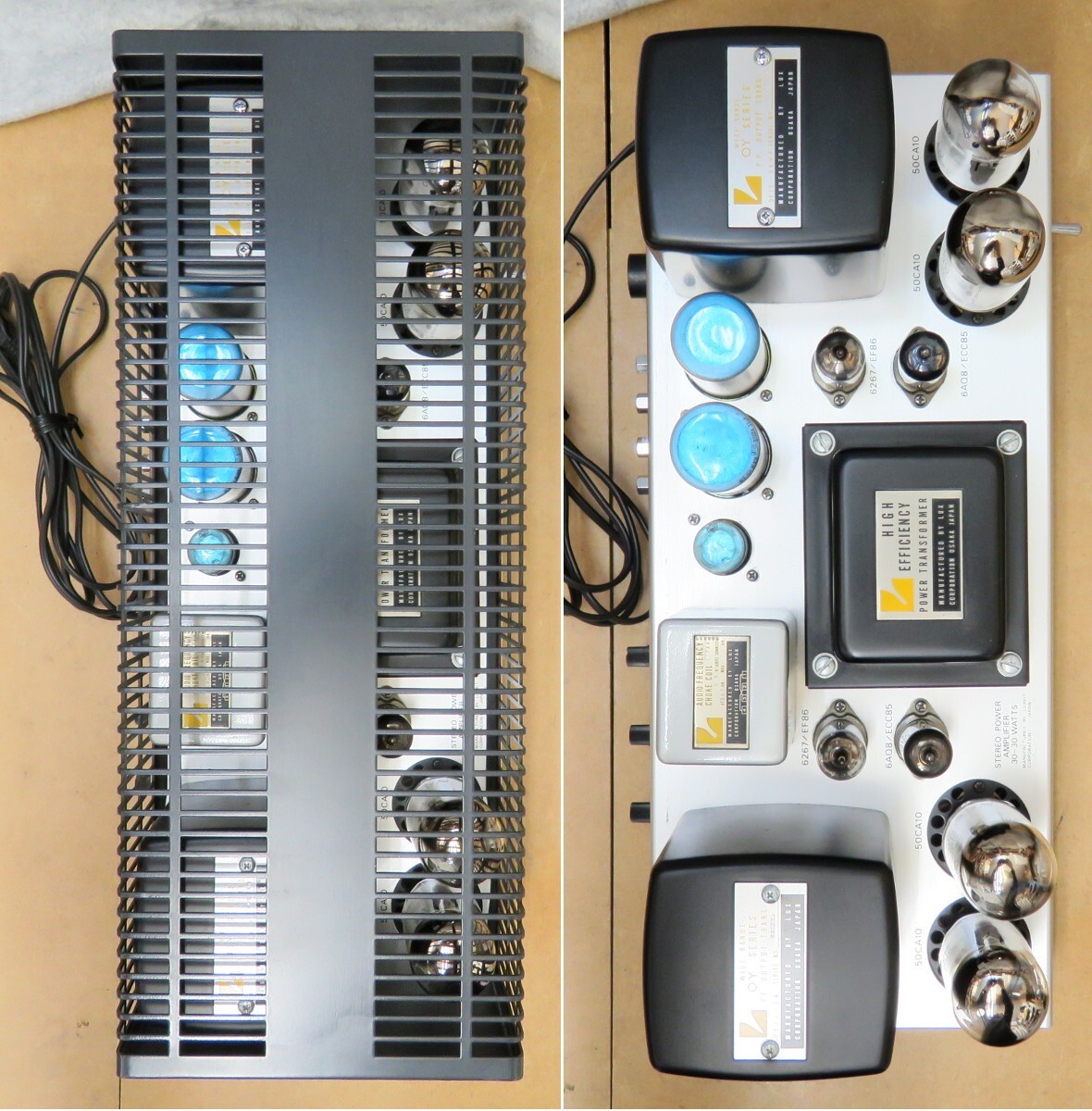 LUXMAN LUXKIT KMQ60 Tube Power Amplifier 50CA10 30W+30W Tested