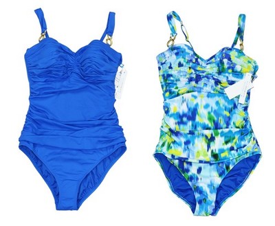 Bleu Rod Beattie Life's a Beach Underwire One Piece Women's Bathing Suit NWT
