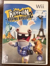 Rayman Raving Rabbids 2 (Nintendo Wii, 2007) CIB Complete with Manual