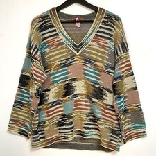 Missoni Men XL Orange tag Vintage Made In Italy Sweater Eb Unique Elegant Design