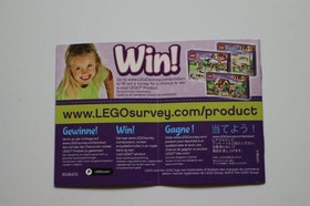 LEGO&reg; Friends 41001 Mia's Magic Tricks Instruction Manual Only!