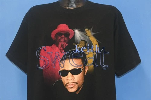 90s KEITH SWEAT NORTH AMERICAN TOUR R&B WINTERLAND 1990s vintage concert t-shirt, vintage, size XL, single stitch, B+ condition