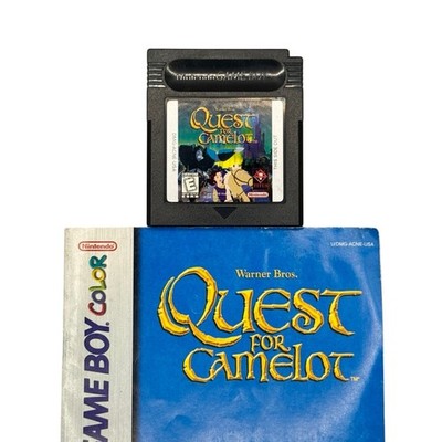 Quest for Camelot with Manual for Nintendo Gameboy Color.