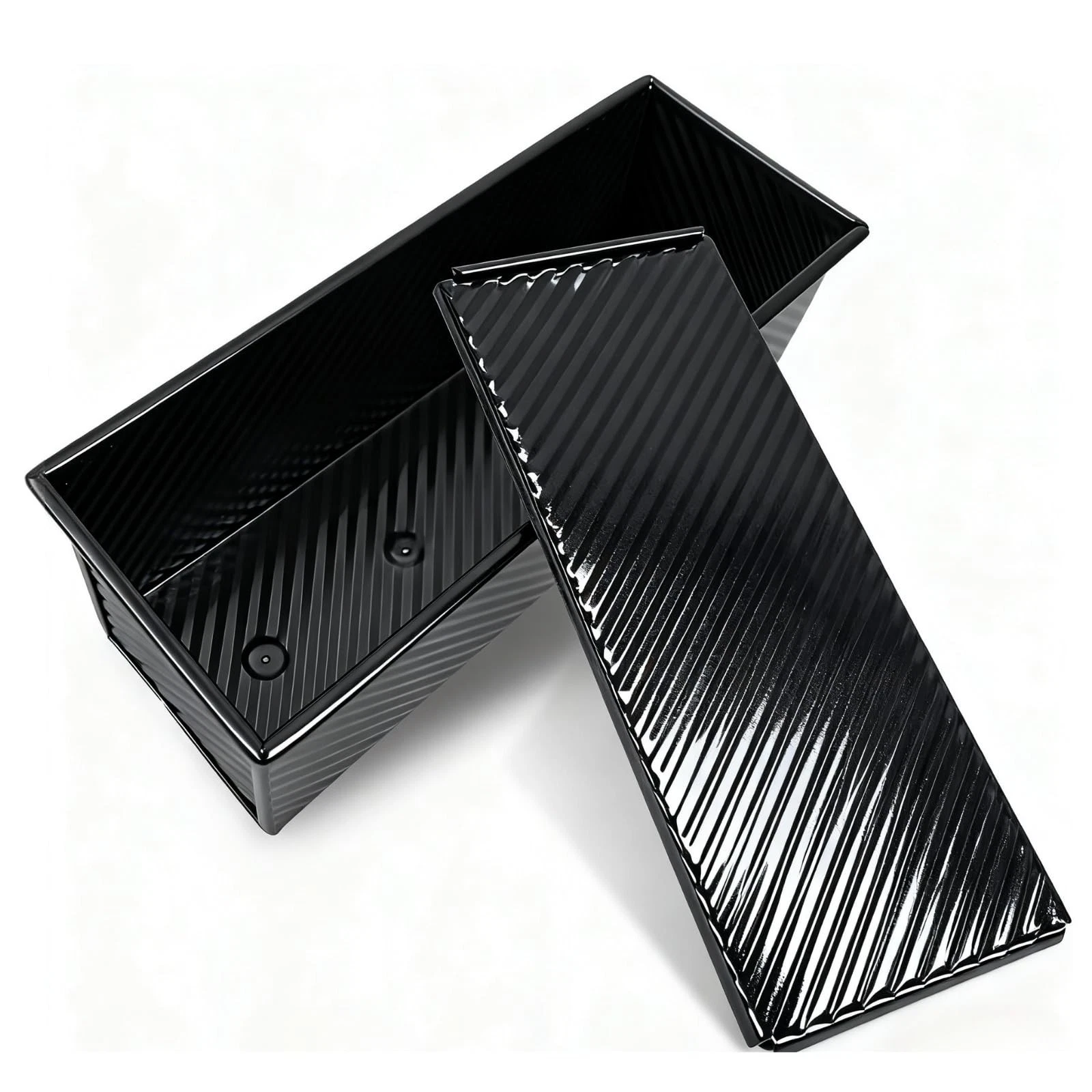 Toast Bread Baking Pan 1000g, Non Stick Pullman Loaf Pan with Lid, Rectangular...