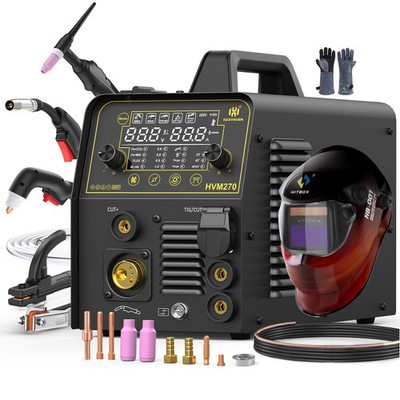 Plasmaschneider & Schweißgerät 6in1 250A MIG Gas/Gaslos TIG MMA Kombigerät 230V