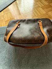 Borsa a tracolla donna Louis Vuitton Monogram Canvas marrone cerniera oro