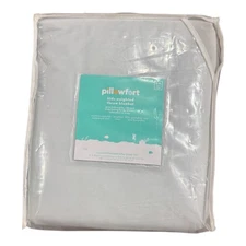 Pillowfort 60"x40" 6lbs Waterproof Removable Cover Weighted Blanket Gray*