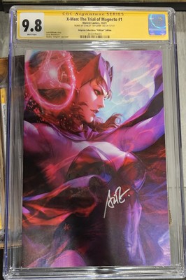 X-men: Trial Of Magneto #1 Artgerm PUREart Virgin Var CGC SS 9.8 Signed Artgerm