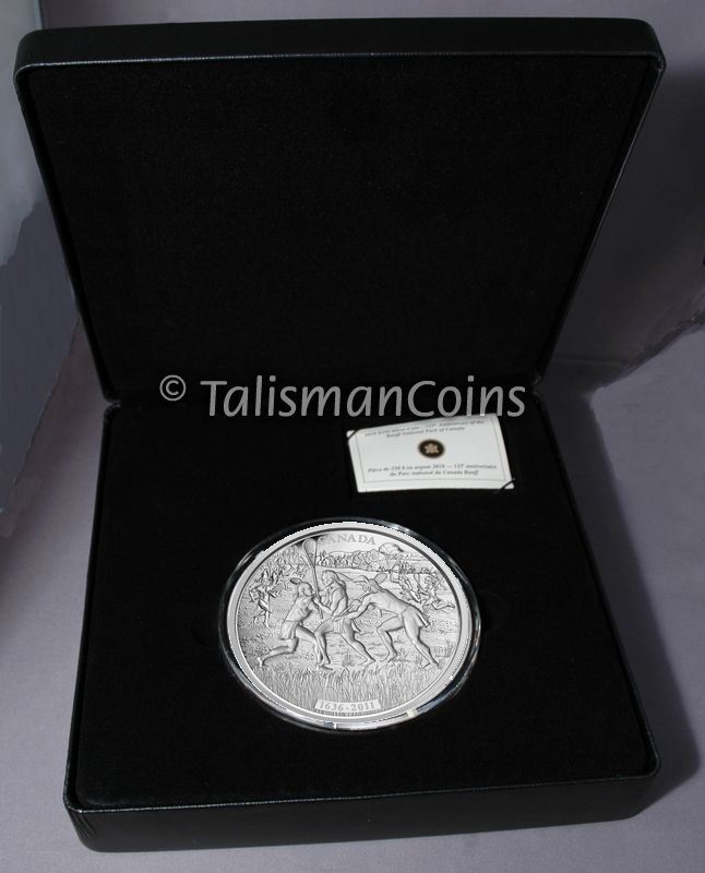 Canada 2011 LACROSSE 375th $250 Native American Kilo Pure Silver