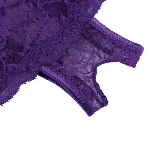 Slip perizoma donna senza uncinetto mutandine aperte pizzo sfacciato sexy perizoma - Foto 35 di 64