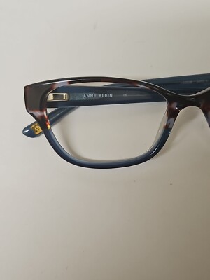 Anne Klein Eyeglasses Frames AK 5036 455 52-16-140 Blue Tort  display picture 2