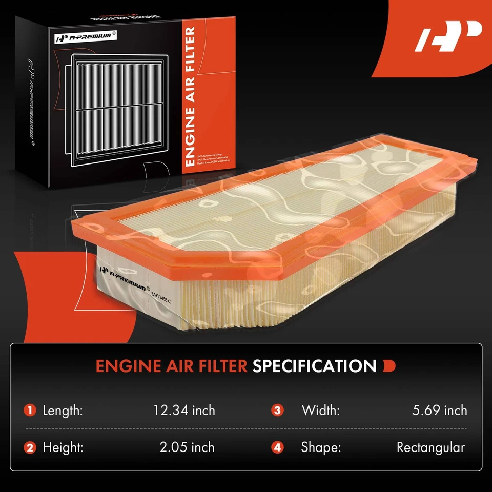 Filtro de aire del motor nuevo para Mercedes-Benz C204 W205 R172 C250 SLK250 L4 1,8 L Foto 2 de 4