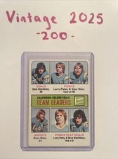 1975-76 Topps Dave Hrechkosy/Larry Patey/Stan Weir California Golden Seals #316