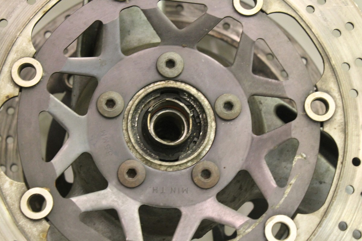 1993 Kawasaki Ninja ZX6 ZX600D FRONT WHEEL RIM W BRAKE DISCS ZX 6