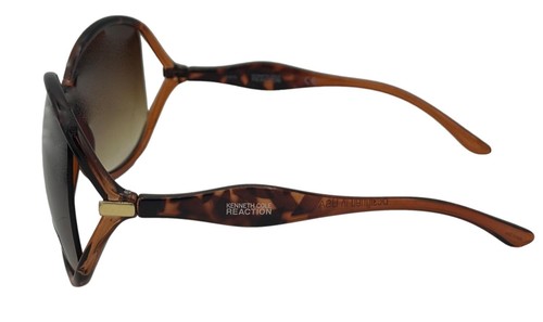 Kenneth Cole Reaction Womens Plastic Sunglass Tortoise Brown, KC1231 56F - Picture 7 of 15