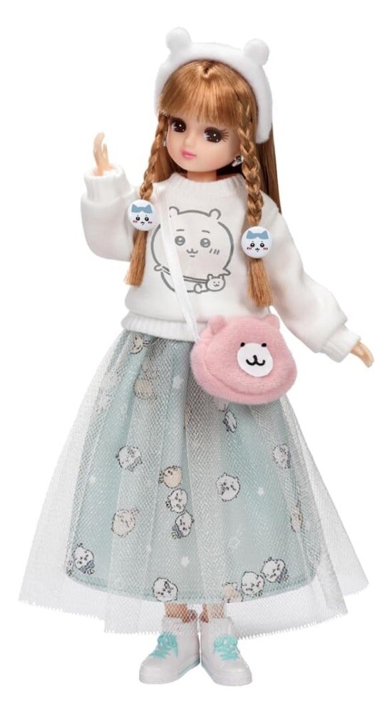 工芸品 Rika Very rare! Japan Tomy Licca Chan Rika Doll Japanese ×Sanrio