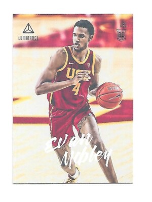 2021 Chronicles Draft Picks Luminance - Evan Mobley - USC Trojans #77